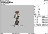Beartext 1104 Embroidery File 6 sizes