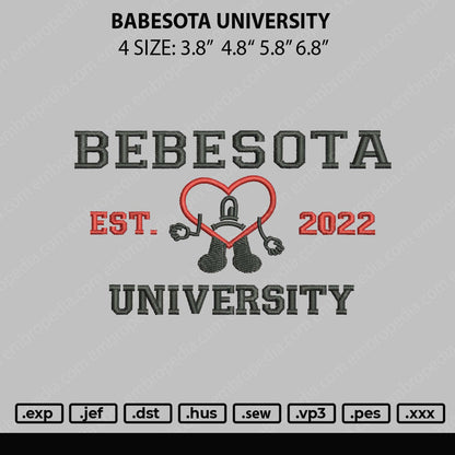 Bebesota Embroidery Design File