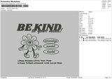 Flowerkind V3 Embroidery File 6 sizes