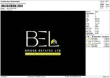 Beltext Embroidery File 6 sizes