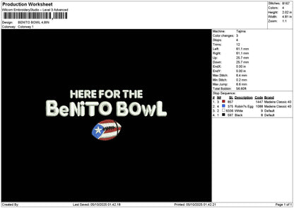 Bowltext 0510 Embroidery File 6 sizes