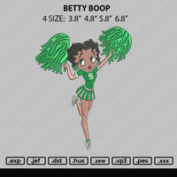 Betty Boop Embroidery File 4 size