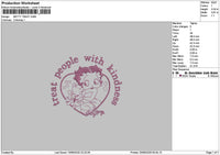 Betty Outline Embroidery File 6 sizes