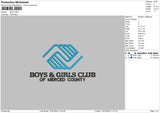 Bgctext Embroidery File 6 sizes