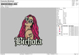 Bichota1703 Embroidery File 6 sizes