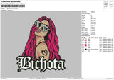 Bichota1703 Embroidery File 6 sizes