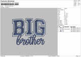 Big Text Embroidery Machine Design File 6 sizes