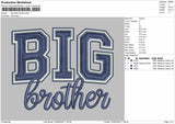 Big Text Embroidery Machine Design File 6 sizes
