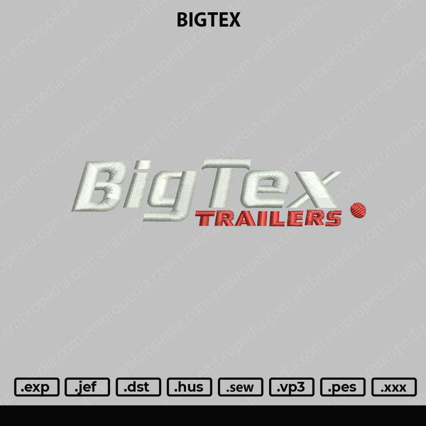 Bigtex Embroidery File