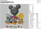 Birthday Boy Embroidery File 4 sizes