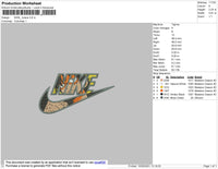 Nike One Piece Embroidery File 4 size