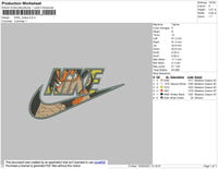 Nike One Piece Embroidery File 4 size