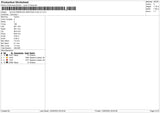 Black American Flag V2 Embroidery File 4 size