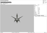 Black Knights Embroidery File 5 sizes