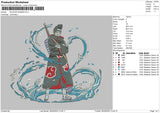 Blazing Kisame Embroidery File 4 size