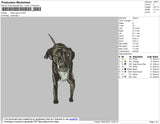 Black Dog V3 Embroidery File 4 size