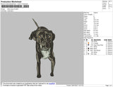 Black Dog V3 Embroidery File 4 size