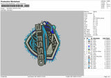 Blessedtext Embroidery File 6 sizes