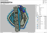 Blessedtext Embroidery File 6 sizes