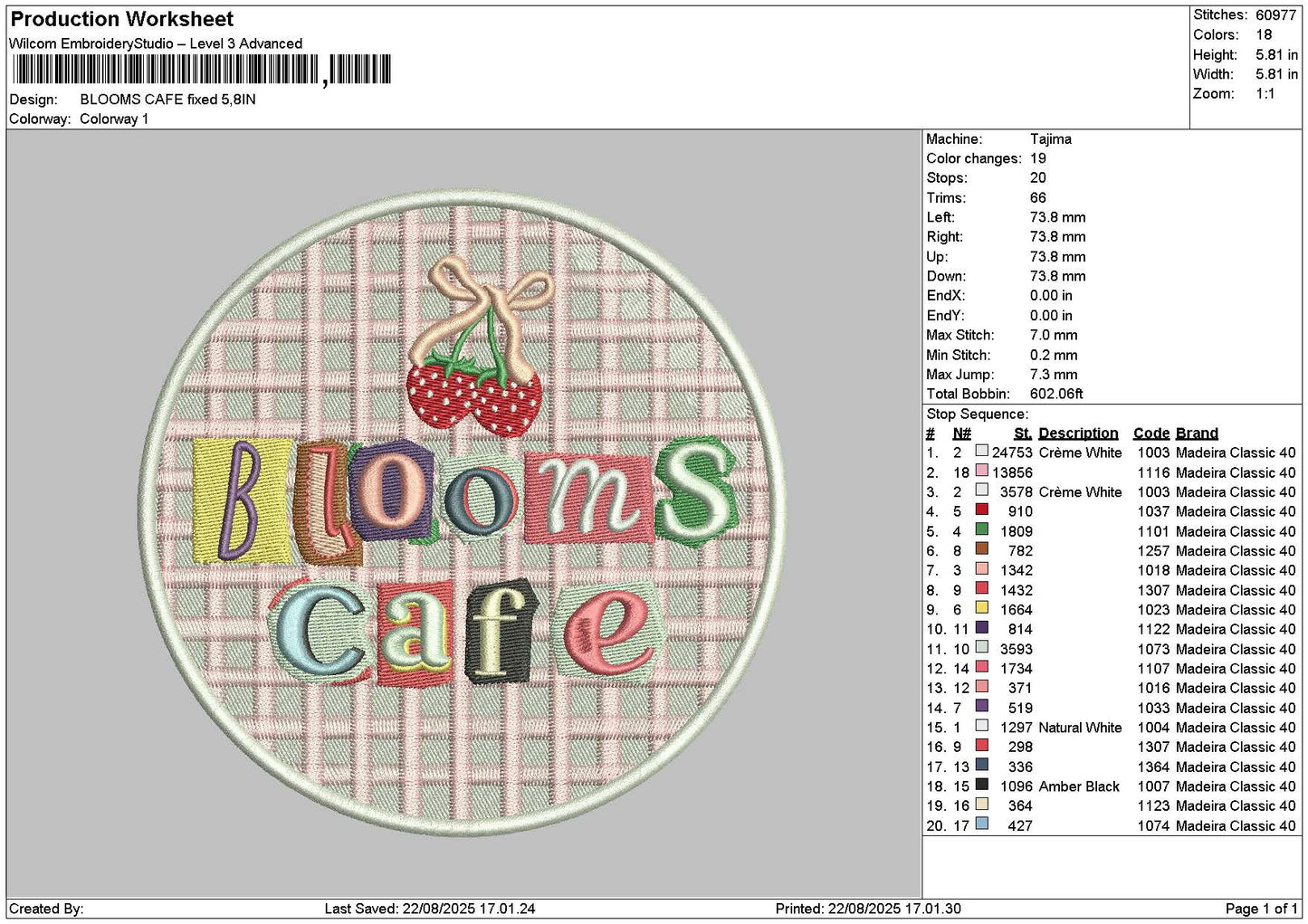 Bloomscircle Embroidery File 6 sizes
