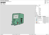 Bmo Emboidery File 6 sizes