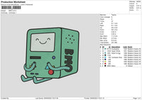 Bmo Emboidery File 6 sizes