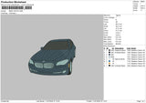 Car Bmw1107 Embroidery File 6 sizes