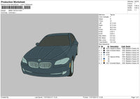 Car Bmw1107 Embroidery File 6 sizes