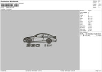 BMW 330 Embroidery File 4 size