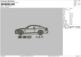 BMW 330 Embroidery File 4 size