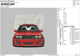 Bmw E0 Embroidery File 6 sizes