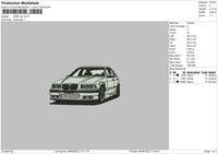 BMW Car Embroidery File 5 sizes