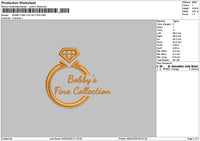 Bobbytext Embroidery File 6 sizes