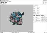 Bomb 01 Embroidery File 6 sizes