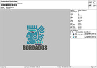 Berdadostext Embroidery File 6 sizes
