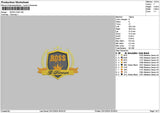 Bosstext 02 Embroidery File 6 sizes