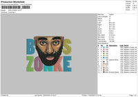 Bos Zonke Embroidery File 4 size