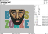 Bos Zonke Embroidery File 4 size