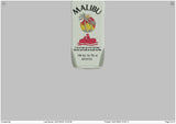 Bottle Malibu Embroidery File 5 size