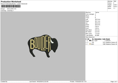 Bulltex Embroidery Machine DesignFile 6 sizes