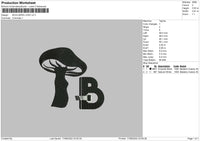 Boulders Logo V2 Embroidery File 4 size