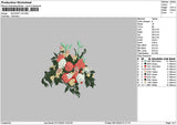 Bouquete V6 Embroidery File 6 sizes