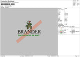 Brander Embroidery File 5 sizes