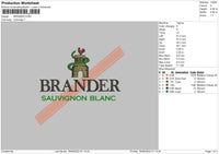 Brander Embroidery File 5 sizes