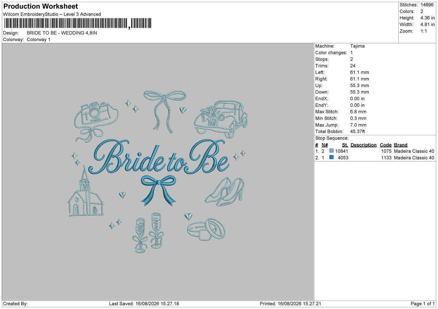 Bride To Be Text 1608 Embroidery Machine Design File 6 sizes