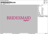 Bridesnames 2509 Embroidery 10 Files
