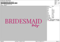 Bride Names 1211 Embroidery 9 Files