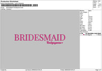 Bridesnames 2509 Embroidery 10 Files