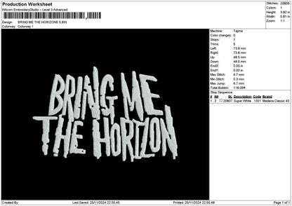 Bringtext 01 Embroidery File 6 sizes