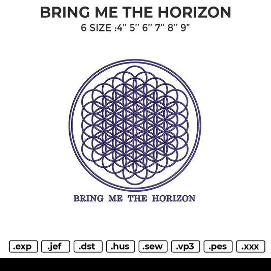 BRING ME THE HORIZON Embroidery File 6 sizes
